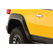 Bushwacker Fender Flare - Black Dura-Flex 2000 ABS Smooth Plastic Matte Set Of 2 - 3106402