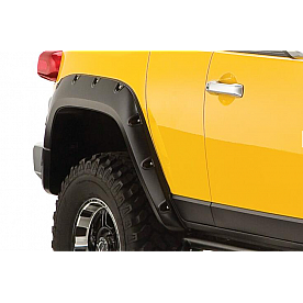 Bushwacker Fender Flare - Black Dura-Flex 2000 ABS Smooth Plastic Matte Set Of 2 - 3106402