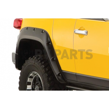 Bushwacker Fender Flare - Black Dura-Flex 2000 ABS Smooth Plastic Matte Set Of 2 - 3106402