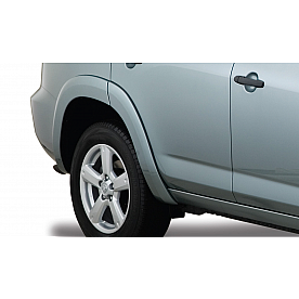 Bushwacker Fender Flare - Black Dura-Flex 2000 ABS Smooth Plastic Matte Set Of 2 - 3107002