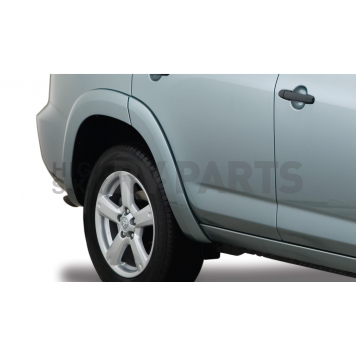 Bushwacker Fender Flare - Black Dura-Flex 2000 ABS Smooth Plastic Matte Set Of 2 - 3107002