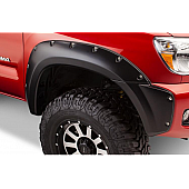 Bushwacker Fender Flare - Black Dura-Flex 2000 ABS Smooth Plastic Matte Set Of 2 - 3107902