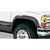 Bushwacker Fender Flare - Black Dura-Flex 2000 ABS Smooth Plastic Matte Set Of 2 - 4001301