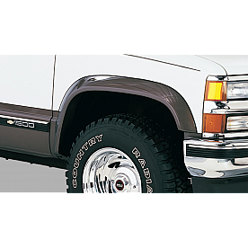 Bushwacker Fender Flare - Black Dura-Flex 2000 ABS Smooth Plastic Matte Set Of 2 - 4001301