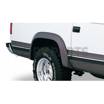 Bushwacker Fender Flare - Black Dura-Flex 2000 ABS Smooth Plastic Matte Set Of 2 - 4001401