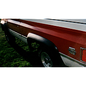 Bushwacker Fender Flare - Black Dura-Flex 2000 ABS Smooth Plastic Matte Set Of 2 - 4001811