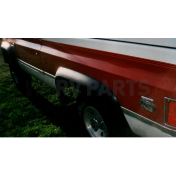 Bushwacker Fender Flare - Black Dura-Flex 2000 ABS Smooth Plastic Matte Set Of 2 - 4001811