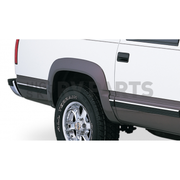 Bushwacker Fender Flare - Black Dura-Flex 2000 ABS Smooth Plastic Matte Set Of 2 - 4002801
