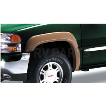 Bushwacker Fender Flare - Black Dura-Flex 2000 ABS Smooth Plastic Matte Set Of 2 - 4003102