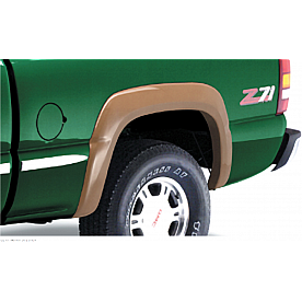 Bushwacker Fender Flare - Black Dura-Flex 2000 ABS Smooth Plastic Matte Set Of 2 - 4003202