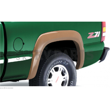 Bushwacker Fender Flare - Black Dura-Flex 2000 ABS Smooth Plastic Matte Set Of 2 - 4003202