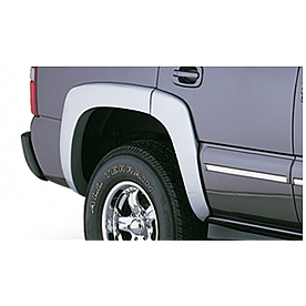 Bushwacker Fender Flare - Black Dura-Flex 2000 ABS Smooth Plastic Matte Set Of 2 - 4004402