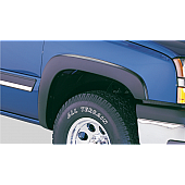 Bushwacker Fender Flare - Black Dura-Flex 2000 ABS Smooth Plastic Matte Set Of 2 - 4005302