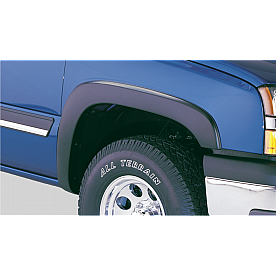 Bushwacker Fender Flare - Black Dura-Flex 2000 ABS Smooth Plastic Matte Set Of 2 - 4005302