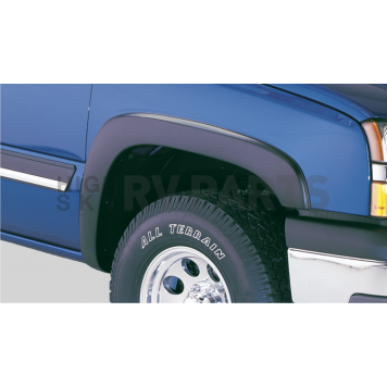 Bushwacker Fender Flare - Black Dura-Flex 2000 ABS Smooth Plastic Matte Set Of 2 - 4005302