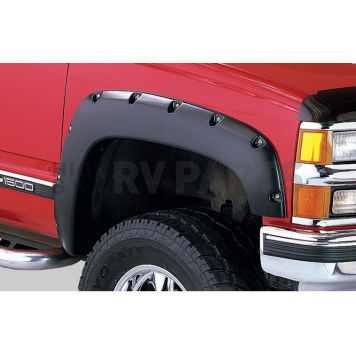 Bushwacker Fender Flare - Black Dura-Flex 2000 ABS Smooth Plastic Matte Set Of 2 - 4006102
