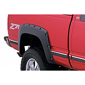 Bushwacker Fender Flare - Black Dura-Flex 2000 ABS Smooth Plastic Matte Set Of 2 - 4006202