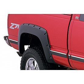 Bushwacker Fender Flare - Black Dura-Flex 2000 ABS Smooth Plastic Matte Set Of 2 - 4006202