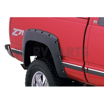 Bushwacker Fender Flare - Black Dura-Flex 2000 ABS Smooth Plastic Matte Set Of 2 - 4006202