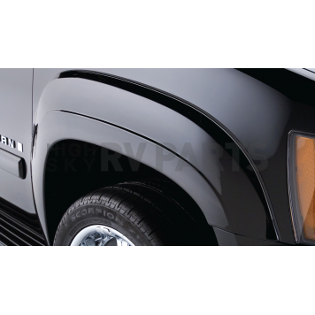 Bushwacker Fender Flare - Black Dura-Flex 2000 ABS Smooth Plastic Matte Set Of 2 - 4006302