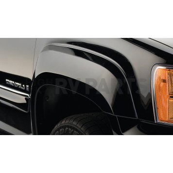 Bushwacker Fender Flare - Black Dura-Flex 2000 ABS Smooth Plastic Matte Set Of 2 - 4008102