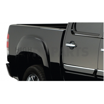 Bushwacker Fender Flare - Black Dura-Flex 2000 ABS Smooth Plastic Matte Set Of 2 - 4008202