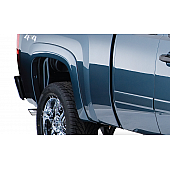 Bushwacker Fender Flare - Black Dura-Flex 2000 ABS Smooth Plastic Matte Set Of 2 - 4008802