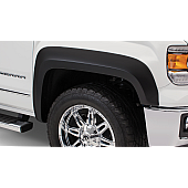 Bushwacker Fender Flare - Black Dura-Flex 2000 ABS Smooth Plastic Matte Set Of 2 - 4009902