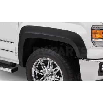 Bushwacker Fender Flare - Black Dura-Flex 2000 ABS Smooth Plastic Matte Set Of 2 - 4009902