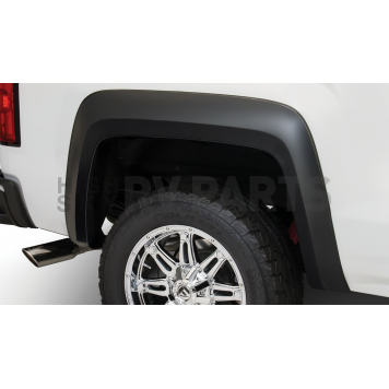 Bushwacker Fender Flare - Black Dura-Flex 2000 ABS Smooth Plastic Matte Set Of 2 - 4010002