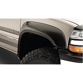 Bushwacker Fender Flare - Black Dura-Flex 2000 ABS Smooth Plastic Matte Set Of 2 - 4010302