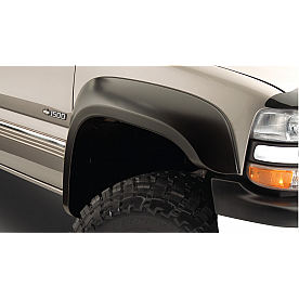 Bushwacker Fender Flare - Black Dura-Flex 2000 ABS Smooth Plastic Matte Set Of 2 - 4010302