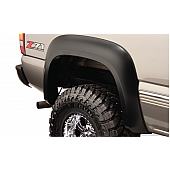 Bushwacker Fender Flare - Black Dura-Flex 2000 ABS Smooth Plastic Matte Set Of 2 - 4010402