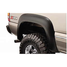 Bushwacker Fender Flare - Black Dura-Flex 2000 ABS Smooth Plastic Matte Set Of 2 - 4010402