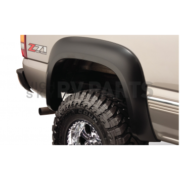 Bushwacker Fender Flare - Black Dura-Flex 2000 ABS Smooth Plastic Matte Set Of 2 - 4010402