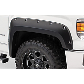 Bushwacker Fender Flare - Black Dura-Flex 2000 ABS Smooth Plastic Matte Set Of 2 - 4012102