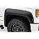 Bushwacker Fender Flare - Black Dura-Flex 2000 ABS Smooth Plastic Matte Set Of 2 - 4012102