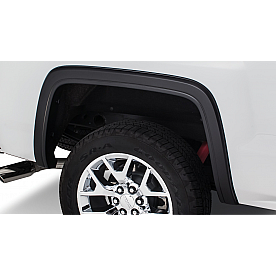 Bushwacker Fender Flare - Black Dura-Flex 2000 ABS Smooth Plastic Matte Set Of 2 - 4012402