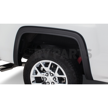 Bushwacker Fender Flare - Black Dura-Flex 2000 ABS Smooth Plastic Matte Set Of 2 - 4012402