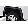 Bushwacker Fender Flare - Black Dura-Flex 2000 ABS Smooth Plastic Matte Set Of 2 - 4012402