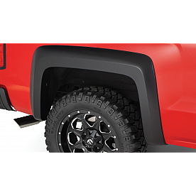 Bushwacker Fender Flare - Black Dura-Flex 2000 ABS Smooth Plastic Matte Set Of 2 - 4012602