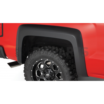 Bushwacker Fender Flare - Black Dura-Flex 2000 ABS Smooth Plastic Matte Set Of 2 - 4012602