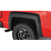 Bushwacker Fender Flare - Black Dura-Flex 2000 ABS Smooth Plastic Matte Set Of 2 - 4012802