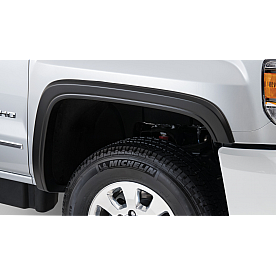 Bushwacker Fender Flare - Black Dura-Flex 2000 ABS Smooth Plastic Matte Set Of 2 - 4012902