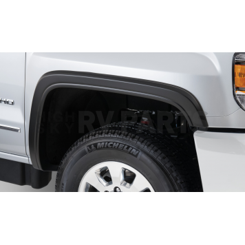 Bushwacker Fender Flare - Black Dura-Flex 2000 ABS Smooth Plastic Matte Set Of 2 - 4012902