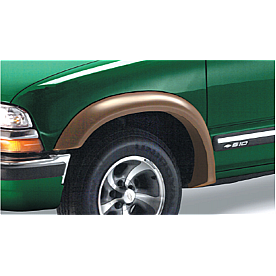 Bushwacker Fender Flare - Black Dura-Flex 2000 ABS Smooth Plastic Matte Set Of 2 - 4102311