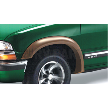 Bushwacker Fender Flare - Black Dura-Flex 2000 ABS Smooth Plastic Matte Set Of 2 - 4102311