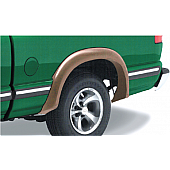 Bushwacker Fender Flare - Black Dura-Flex 2000 ABS Smooth Plastic Matte Set Of 2 - 4102411