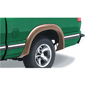 Bushwacker Fender Flare - Black Dura-Flex 2000 ABS Smooth Plastic Matte Set Of 2 - 4102411