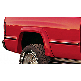 Bushwacker Fender Flare - Black Dura-Flex 2000 ABS Smooth Plastic Matte Set Of 2 - 5001011